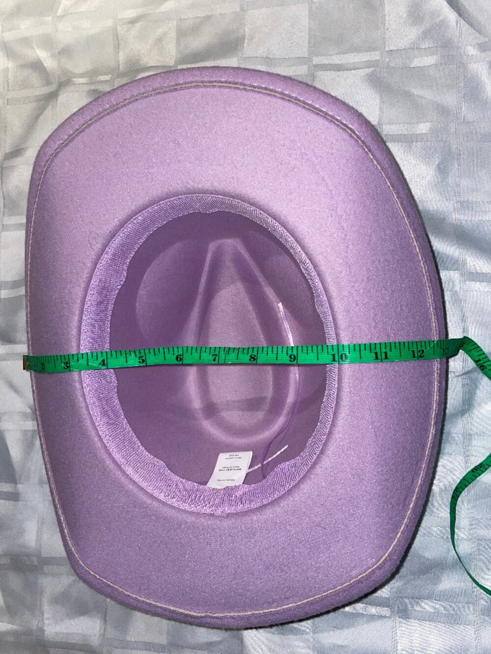 Lavender Rhinestone Cowgirl western hat - Picture 10 of 11